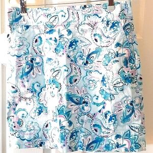 Talbots Petite Skirt Paisley Print Size 8P